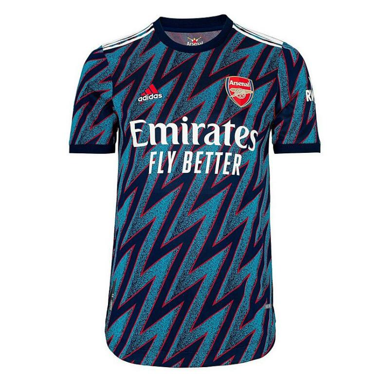 2021/22 Arsenal Football Kit Third Soccer Jersey Player Version